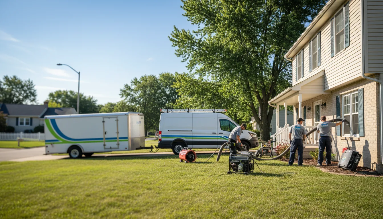 Flooded Basement Restoration And Cleanup With Repair in Dane, WI near me